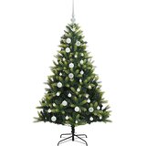  Umjetno rasklopivo božićno drvce 150 LED-a Zelena 120 cm | shoptok.hr