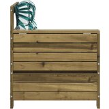 vidaXL Vrtna sofa s naslonom za ruke i jastukom impregnirana borovina | shoptok.hr