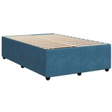 vidaXL Krevet s oprugama i madracem tamnoplavi 120 x 190 cm baršun | shoptok.hr