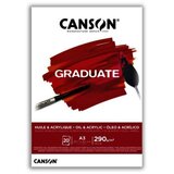  Slikarski blok Canson Graduate A3, 290 g/m², 20 listova | shoptok.hr