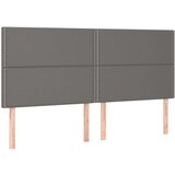  Box spring postelja z vzmetnico LED siva 180x200cm umetno usnje, (20900368) | Shoptok.si
