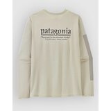 Patagonia Cap Cool Daily Shirt - Hut Tripper Majica z dolgimi rokavi dyno white | Shoptok.si