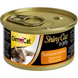 Gimcat Ekonomično pakiranje ShinyCat Jelly 24 x 70 g - Tuna & piletina