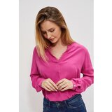 Moodo Shirt with lace neckline | Shoptok.si