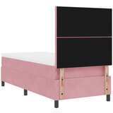  s opruga kutije Ružičasta 90 x 190 cm Baršun | shoptok.hr