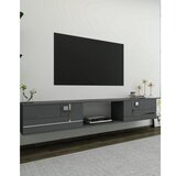 Hanah home TV komoda Aredam, 150x25,6x29,6 cm, antracit boja | Eponuda.ba