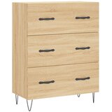  Visoka komoda hrasta sonome 69,5x34x180cm od konstruiranog drva Slike