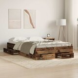  Krevetna konstrukcija Staro drvo 120 x 200 cm Konstruirano drvo | shoptok.hr
