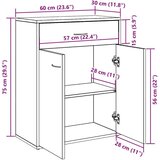 vidaXL Komoda staro drvo 60x30x75 cm konstruirano drvo | shoptok.hr