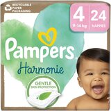 Pampers Harmonie Size 4 jednokratne pelene 9-14 kg 24 kom | shoptok.hr