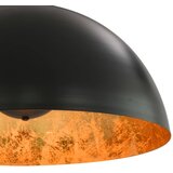  Stropne svjetiljke 2 kom crno-zlatne polukuglaste 50 cm E27 | shoptok.hr