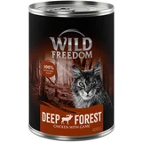 Wild Freedom 12 x 400 g mokra hrana po posebnoj cijeni! - Deep Forest - divljač i piletina