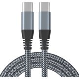 INF USB-C polnilni kabel 60 W hitro polnjenje, združljiv z iPhone 15/Plus/Pro Max, Samsung Galaxy S24/S23/S22, Pixel 7 Pro Grey 1 m, (21274878) | Shoptok.si
