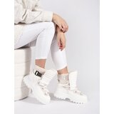 SEASTAR White women's snow boots with fur on a thick sole | shoptok.hr