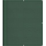 Balkonski zaslon tamnozeleni 120x700 cm 100 % poliester Oxford | shoptok.hr