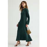 Trendyol Khaki Satin Woven Evening Dress | ePonuda.com