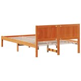  Krevetna konstrukcija Smeđa 120 x 190 cm Čvrsto borovo drvo | shoptok.hr