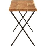 Klupa sa živim rubom 105 cm od masivnog bagremovog drva | shoptok.hr