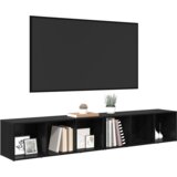 vidaXL Set TV komoda 2 pcs 37 x 35 x 107 cm Konstruirano drvo | shoptok.hr