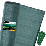  Zelena mreža za sjenilo 140 gsm 1,5 x 10 m 50 vezica | shoptok.hr