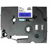 Brother Tze-531 združljiv laminirani trak - 12 mm X 8 metrov črno/moder, (21406023) | Shoptok.si