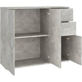  Komoda siva boja betona 91x29,5x75 cm od konstruiranog drva | Eponuda.ba