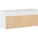 vidaXL Lavica za čevlje visokega sijaja bela 102x30,5x45 cm | Shoptok.si