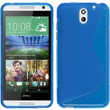  Gumijasti / gel etui S-Line za HTC Desire 610 - modri Cene