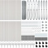 vidaXL varjena žična ograja z 13 špicami 0.5x100 m pocinkane jeklo | Shoptok.si