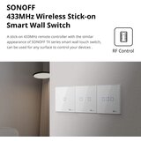 SONOFF bežični pametni zidni prekidač 433MHz dual T2EU3C-RF | shoptok.hr