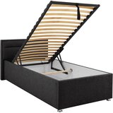 Livetastic OBLAZINJENA POSTELJA 90 cm x 200 cm , les, kovina, umetna masa, tekstil antracit Slike