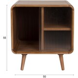 Zuiver Stranska mizica iz masivnega lesa 40x50 cm Rise – | Shoptok.si