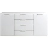 CARRYHOME komoda, bela, visoki sijaj | Shoptok.si