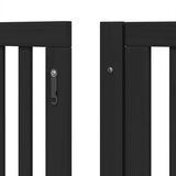 vidaXL Vrata za pse s vratašcima 6 panela sklopiva 480 cm drvo topole | shoptok.hr