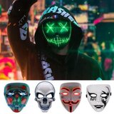 Smania LED maska za Noć vještica - Horror Blue Cijene
