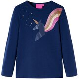  Dječja majica dugih rukava modra 104 | shoptok.hr