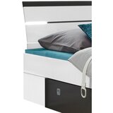 MID.YOU postelja s predalom 180 cm x 200 cm , antracit, bela | Shoptok.si