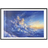  Plakat When the Sky Becomes Canvas: A Masterpiece of Nature in the Clouds 42x29.7 Crni okvir s margom | shoptok.hr