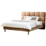 Bobochic Paris Svijetlo ružičasti tapecirani bračni krevet s podnicom 180x200 cm Kumo – | shoptok.hr