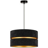  Duolla - Luster na sajli DUO 1xE27/15W/230V prečnik 40 cm crna/zlatna | Eponuda.com
