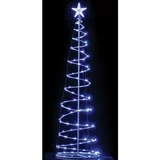 Mq LED zložljiva jelka 185 cm, fi 55 cm bela/modra 3838453839772