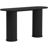Unique Furniture Črna stranska mizica 40x130 cm Nola – | Shoptok.si