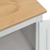  Ormari s policom Bijelo 76 x 50 x 170 cm Čvrsto borovo drvo - Bijelo | shoptok.hr