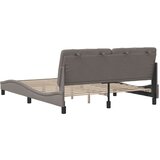  Okvir za krevet bez madraca smeđesivi 160x200 cm od tkanine | shoptok.hr