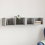 vidaXL Stenska omarica siva sonoma 99x18x16,5 cm inženirski les Cene