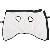 vidaXL Pasji plašč s pasom Nepremočljiv odsevni črn 3XL | Shoptok.si