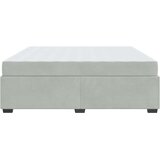  Krevetna konstrukcija Svijetlo siva 200 x 200 cm tkanina | shoptok.hr