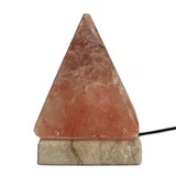 USB piramidna solna svetilka – bela svetloba, 9 cm - Himalayan Salt - Home warming - Božič