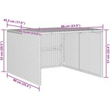  za robotsku kosilicu bež 86x90x52/57 cm od poliratana | shoptok.hr