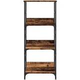 vidaXL Knjižna omara starinski les 50x33x117,5 cm inženirski les | Shoptok.si